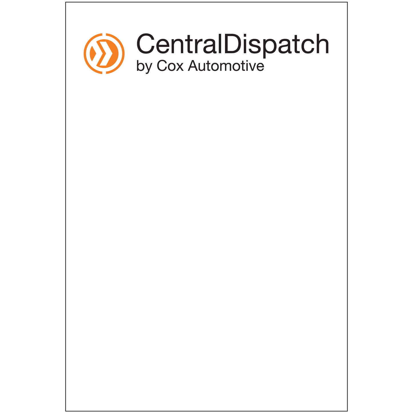 Central Dispatch Notepads (40-pack)